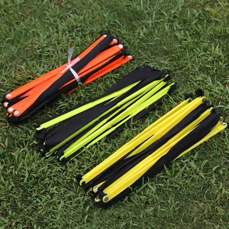 

652F усиленная нейлоновая спортивная лестница для ловкости с противоскользящими перекладинами для футбола, баскетбола, бокса,