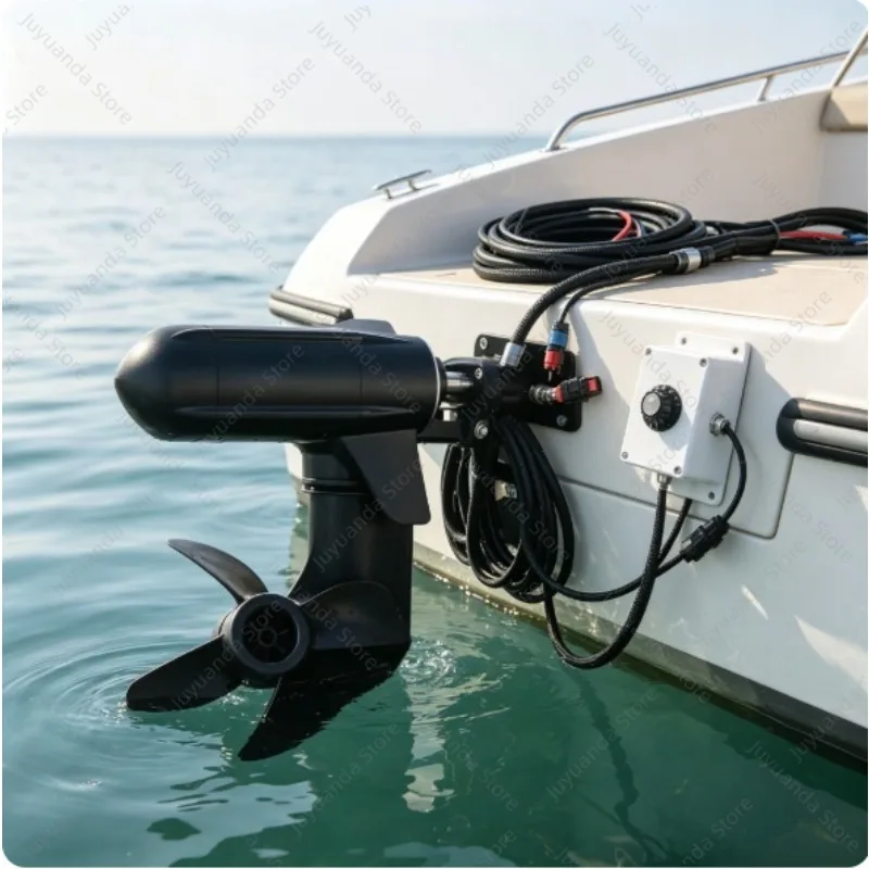 Marine Outboard Engine Suspension Electric Propulsion Motor 12V 24V 48V Underwater Suspension Lift Propulsion, Brushless Motor