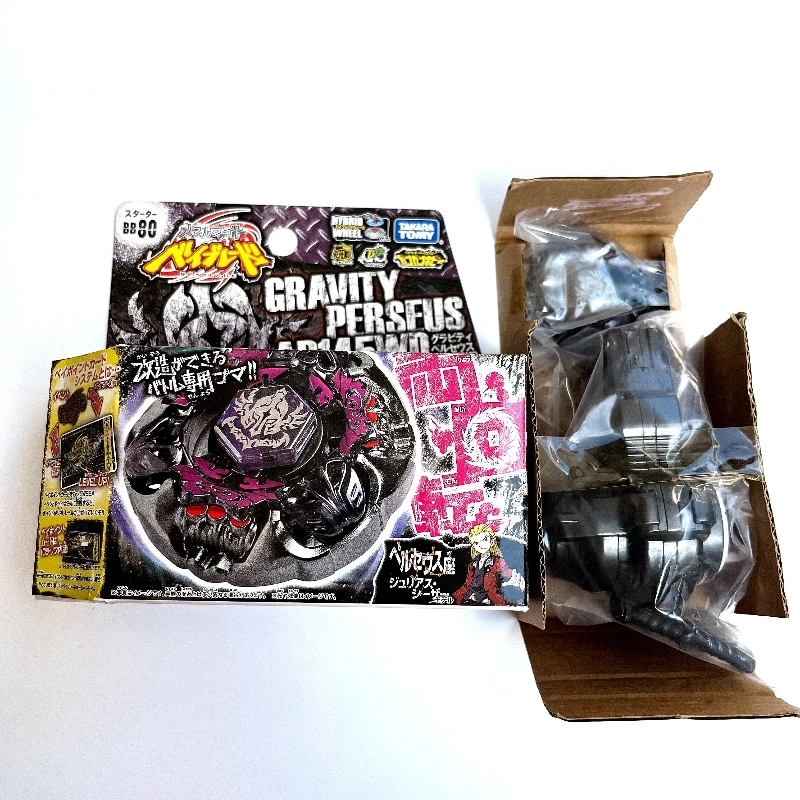 Takara Tomy Beyblade beyscollector  Battle  Top BB80 GRAVITY PERSEUS AD145WD WITH TWO WAY Launcher