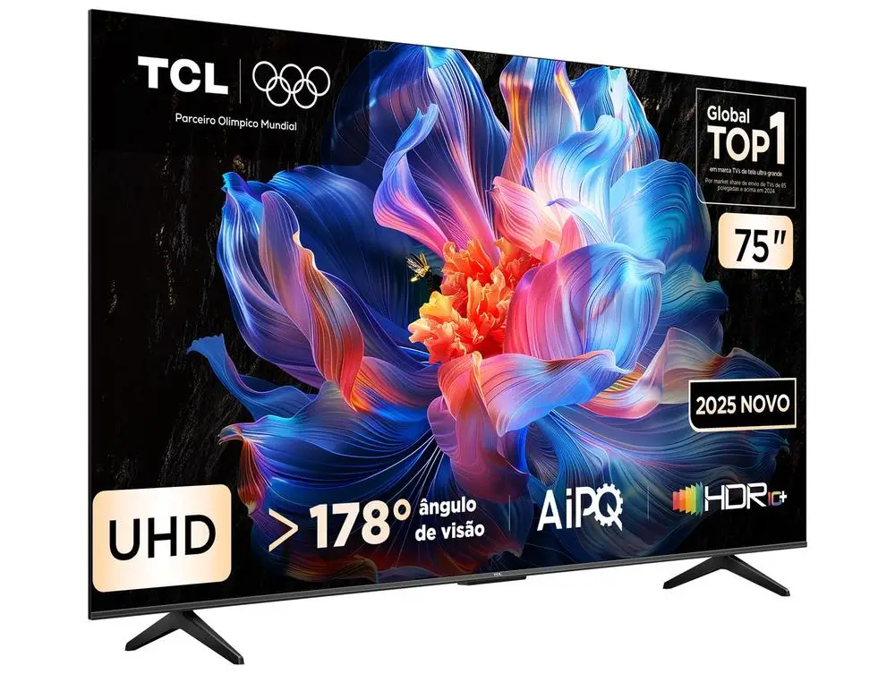 【未使用品】TCL テレビ 75V型 4K 液晶 75V6C 2025年モデル Smart TV 75 TCL 4K UHD LED HVA Google TV 75P6K 2025 - AliExpress 6