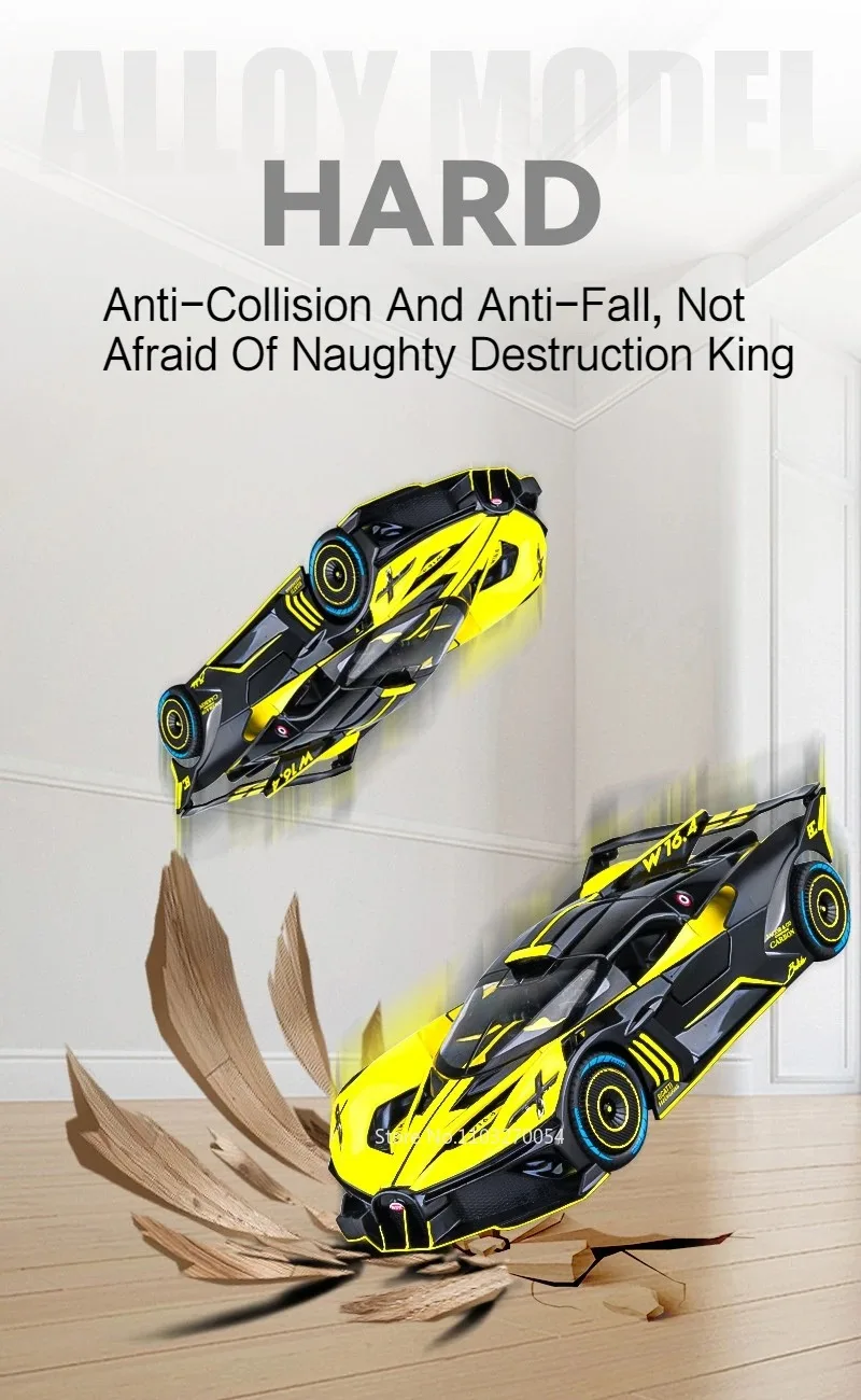 1:24 Bolide Revuelto Legierung Modell Diecast Auto Spielzeug Türen Geöffnet Sound Licht Zurückziehen Miniatur Fahrzeug Junge Erwachsene Geburtstag Geschenk – Detail 5