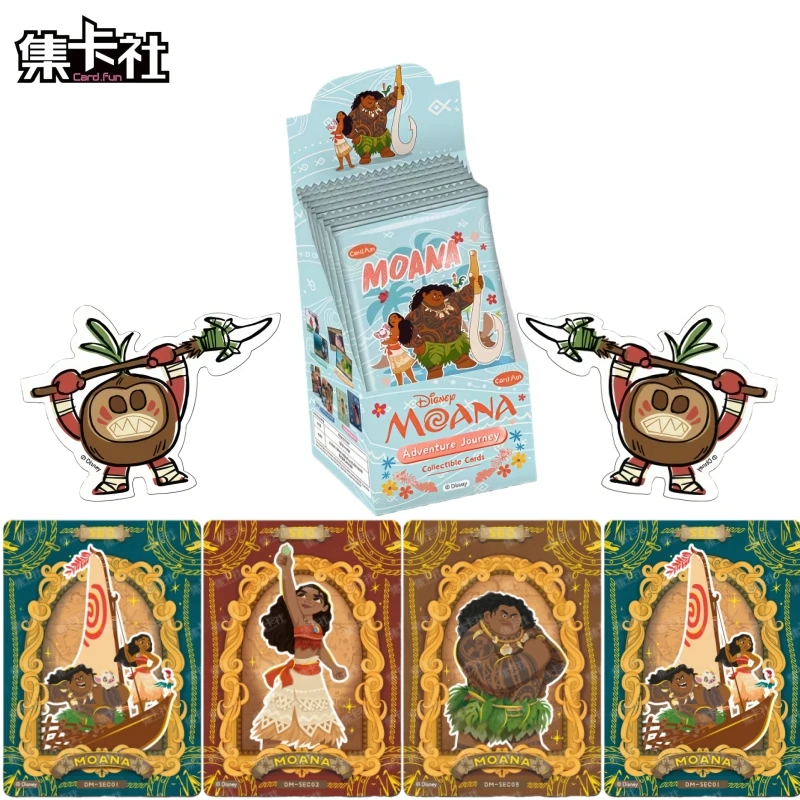 CardFun New Genuine Moana Collection Card English Edition Exquisite Craftsmanship Card Anime Collection Toy Cards Holiday Gifts