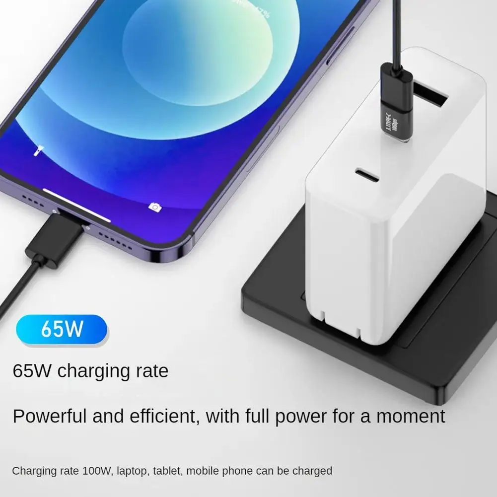 Adaptador tipo C a tipo C para teléfono móvil, adaptador macho a Flash, transferencia de dispositivos masculinos, variedad de datos compatibles, 10gbps, USB3.1, Tran, V2P6