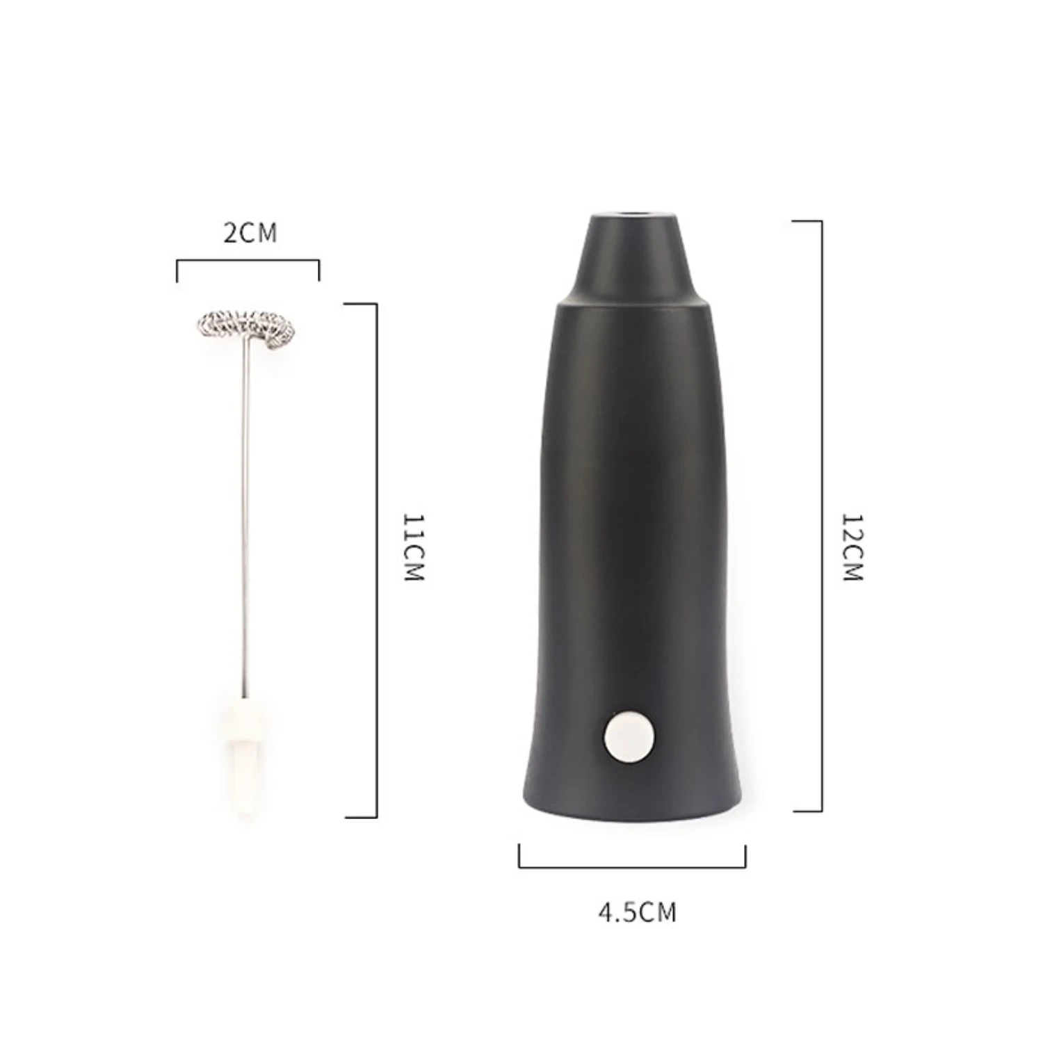 Efficient, Lightweight, Portable Electric Mini Milk Frother Mixer - Versatile, Convenient, Handy Foamer for Coffee, Cappuccino, 