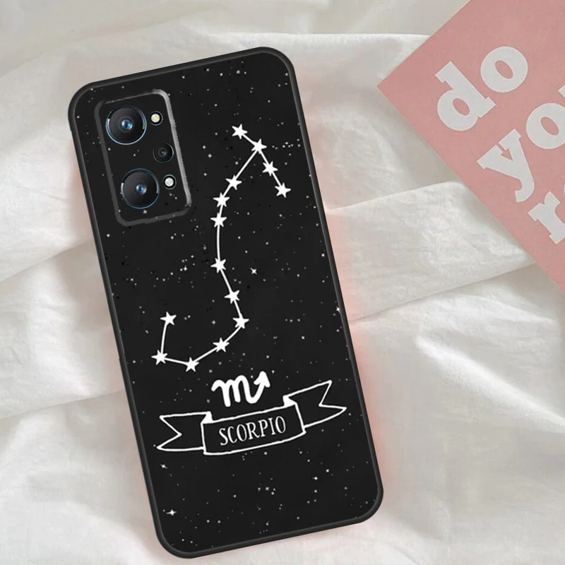 Zodiac Constellation For Realme C30 C31 C33 C35 C55 C21Y GT Neo 5 3T 2T OnePlus 11 10 9 Pro Nord CE 3 2 Lite Case