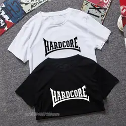 Europe Size Xxl Hardcore T-Shirt Men Fashion Hardcore T Shirt Cool Fun Hardcore Tshirts Cotton Tees Camisetas