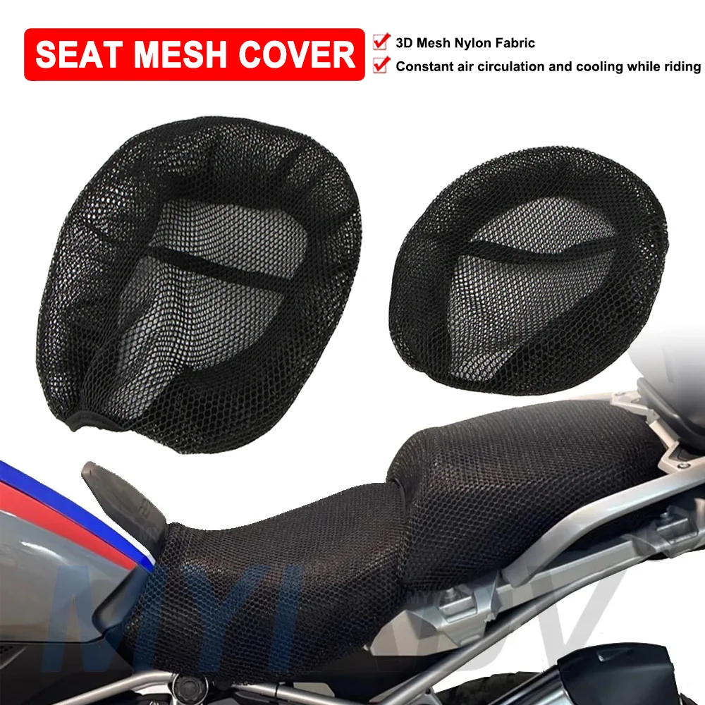R1250GS R1200GS Motorcycle Seat Cover For BMW GS1200 GS1250 LC ADV Adventure 2018-2023 Mesh Saddle Seat Cushion Protector Covers