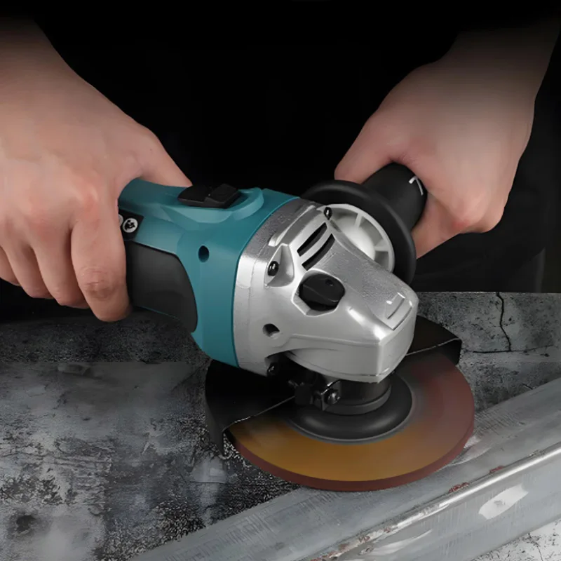 

18V Makita 125mm DGA402 brushed lithium electric Angle grinder rechargeable cutting machine High-power polishing machine