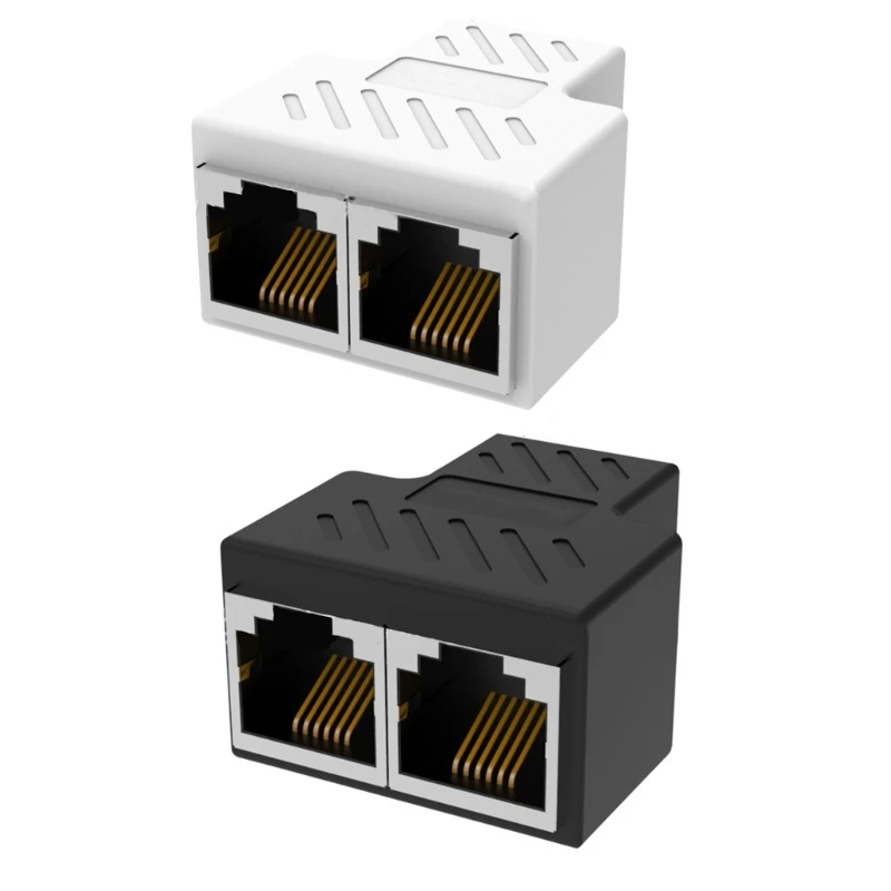 Dwukierunkowy rozdzielacz telefoniczny RJ11 6P6C, kabel konwertujący, adapter ścienny do telefonu