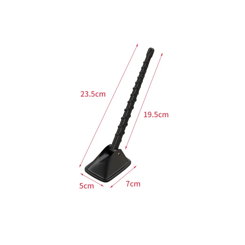 Car Roof Antenna Pole Universal Car Exterior Antenna Model Stick-on Swingable Decorative Antenna Car Exterior Modification Parts