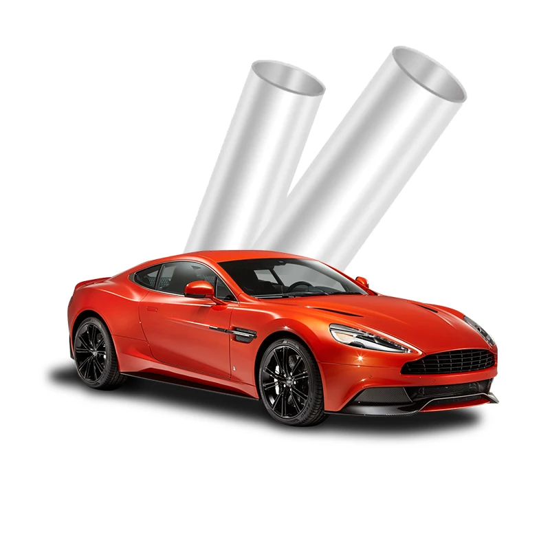 Gemakkelijk te installeren transparante film anti-vergeling auto wrap 8.5mil anti-kras zelfherstellende TPU verfbeschermingsfilm PPF