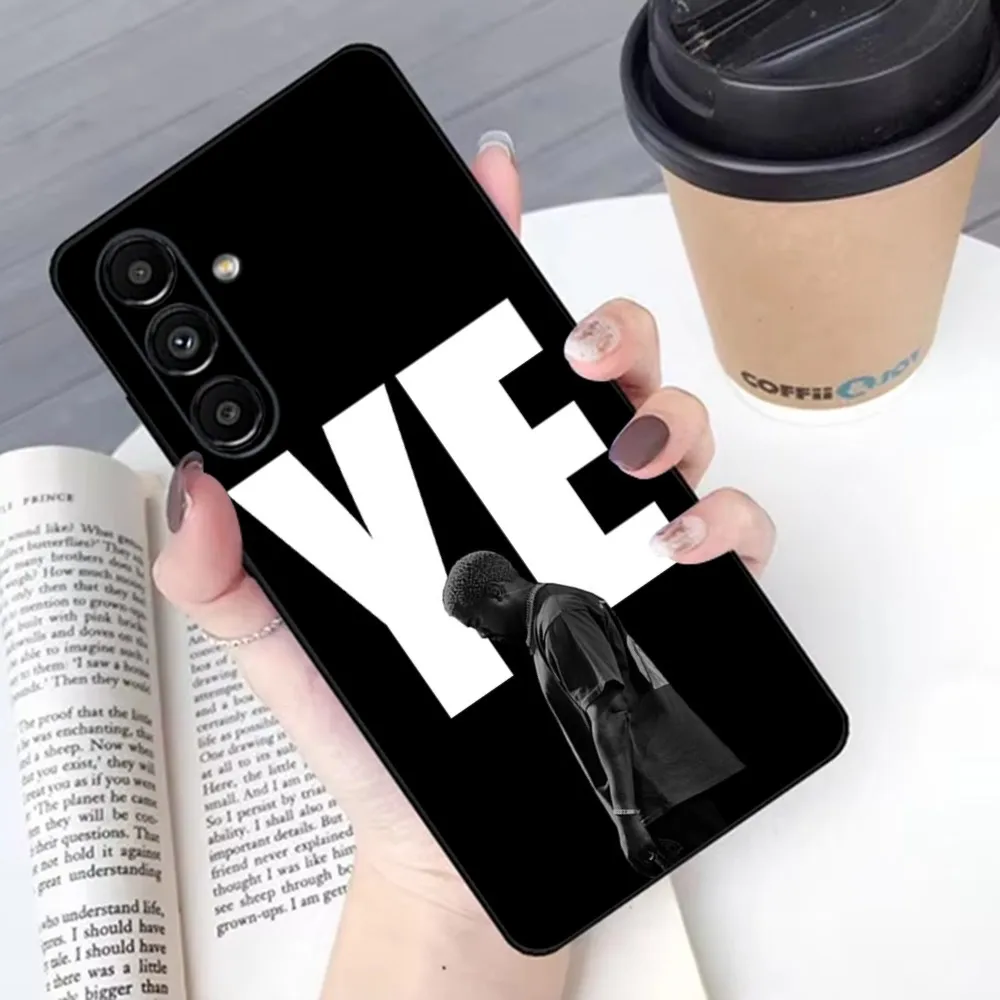 K-Kanye W-west music ye Phone Case For Samsung S 25,24,21,22,23,30,20,Ultra,Plus,Fe,Lite,Note,10,9,5G Black Soft