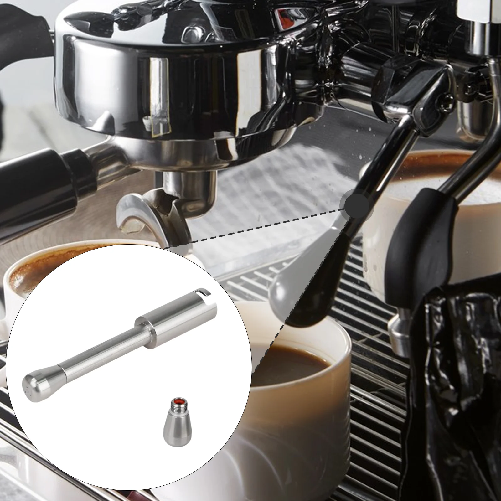 Coffee Maker Steam Nozzle Espresso Machine Accessory Easy to Use Sturdy 3 Hole Multiple Holes Tip Milk Frothing Nozzle for EC685