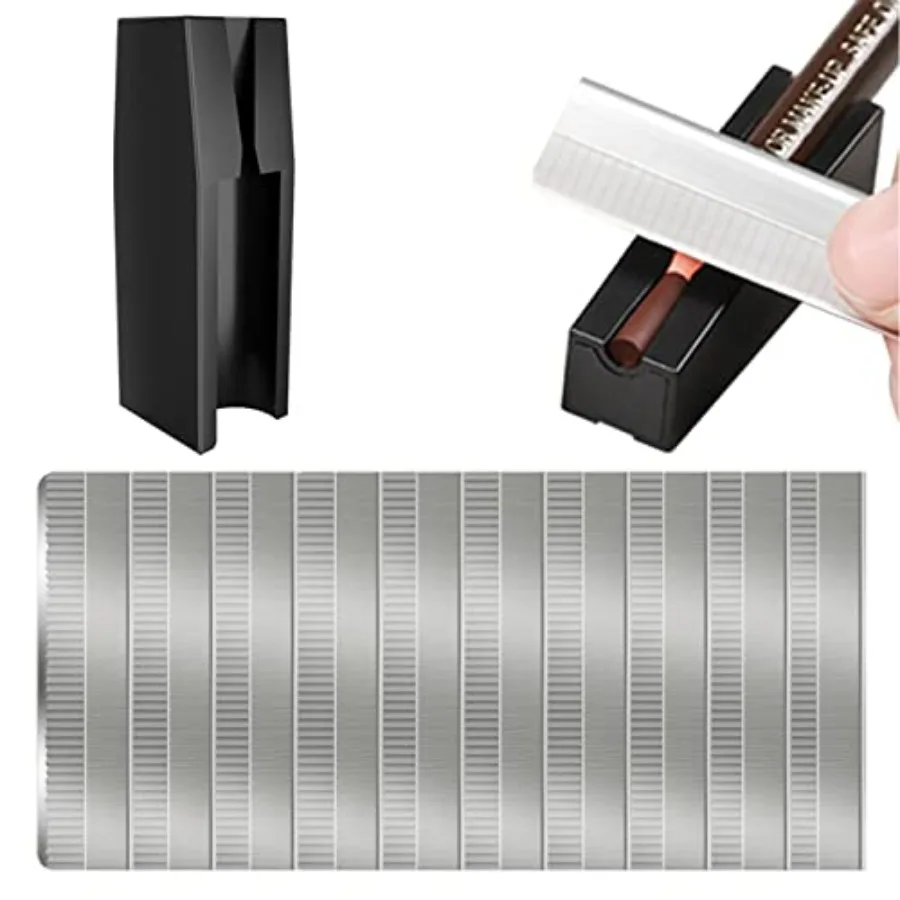 

Eyebrow Pencil Shaper Eyebrow Pencil Sharpener Waterproof Peel-Off Brow Pencils and 10Pcs Pencil Sharpener