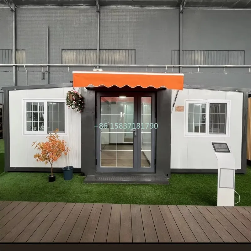 20ft 40ft Expandable Container House 3 Bedroom Mobile Home Double Wing Expansion Container House Office Dormitory Folding House
