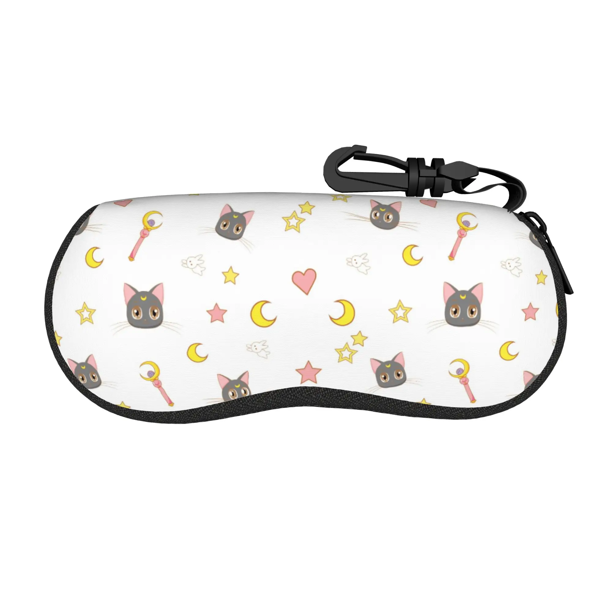 Anime Moon Girl Glasses Case Men Women Lightweight Box Usagi Tsukino Reading Storage Box Protector Sunglasses Box