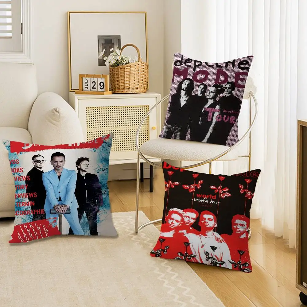 D-Depeche-M-Mode Singer Cushion Cover Inches Farmhouse Decor