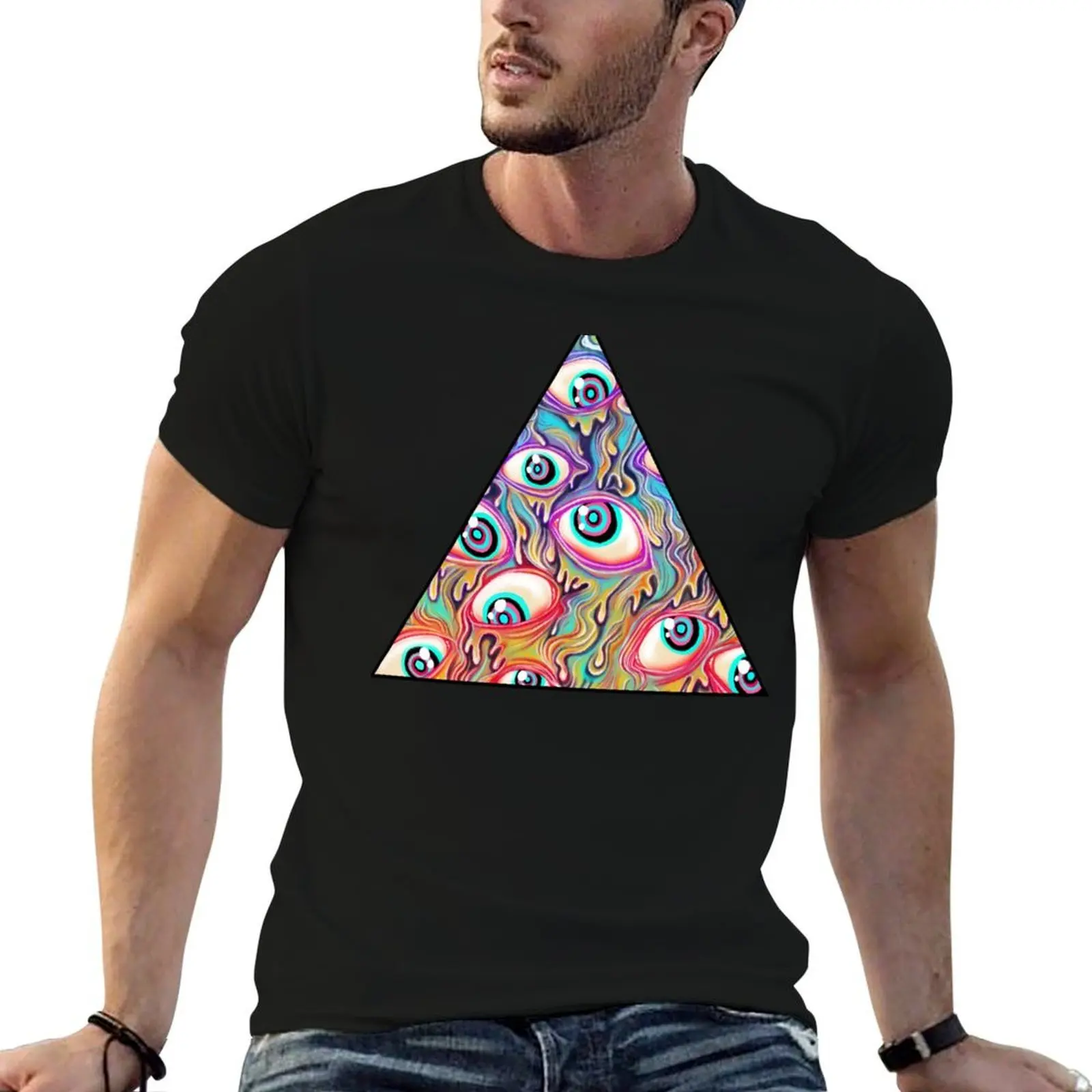 

Eyeball Pattern T-Shirt man tshirt anime tshirt T-Shirt