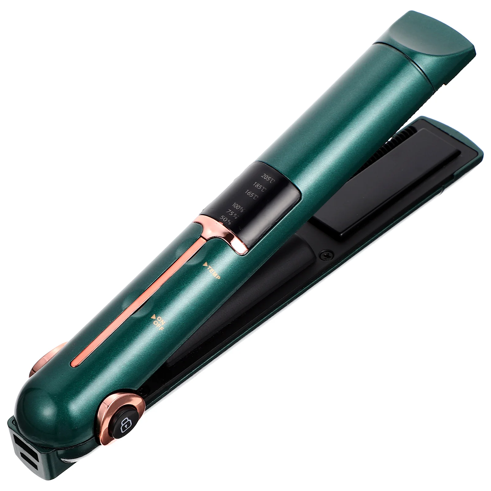 

Cordless Curling Iron Mini Portable Hair Straightener Multifunctional Green Wand