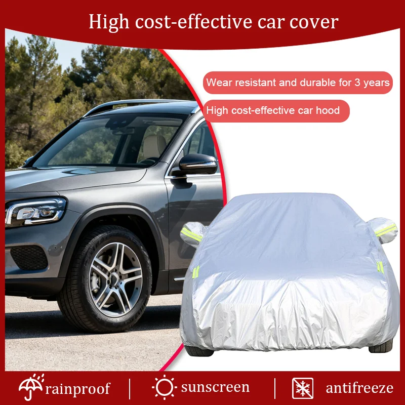 For Mercedes-Benz GLA, GLB, GLC, GLE, and GLS, we offer thickened car covers for sun protection, protection against rain and sno