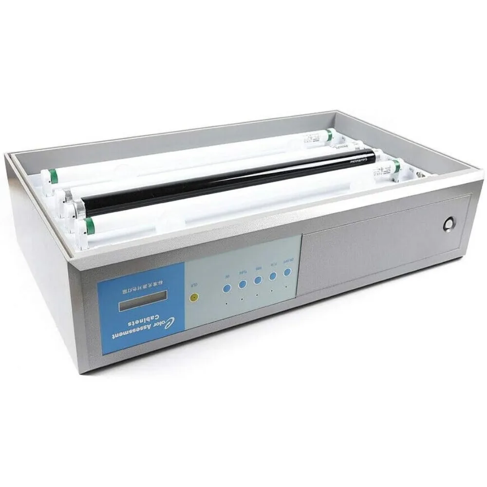 4-Color Light Assessment Cabinet for Accurate Textile and Material Color Matching