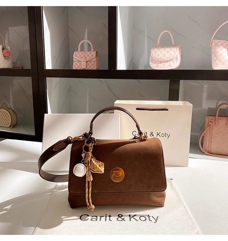 Autumn Winter Fashion Velvet Square Bag High Quality Tote Bag Women Handbag Lady Purse Female Casual Bag Shoulder Crossbody Bag