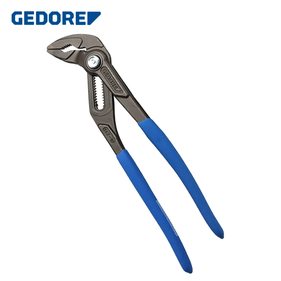 GEDORE Tools 142-10 TL Water Pump Pliers with Comfort Grips15-way Pipe Universal Pliers 10\