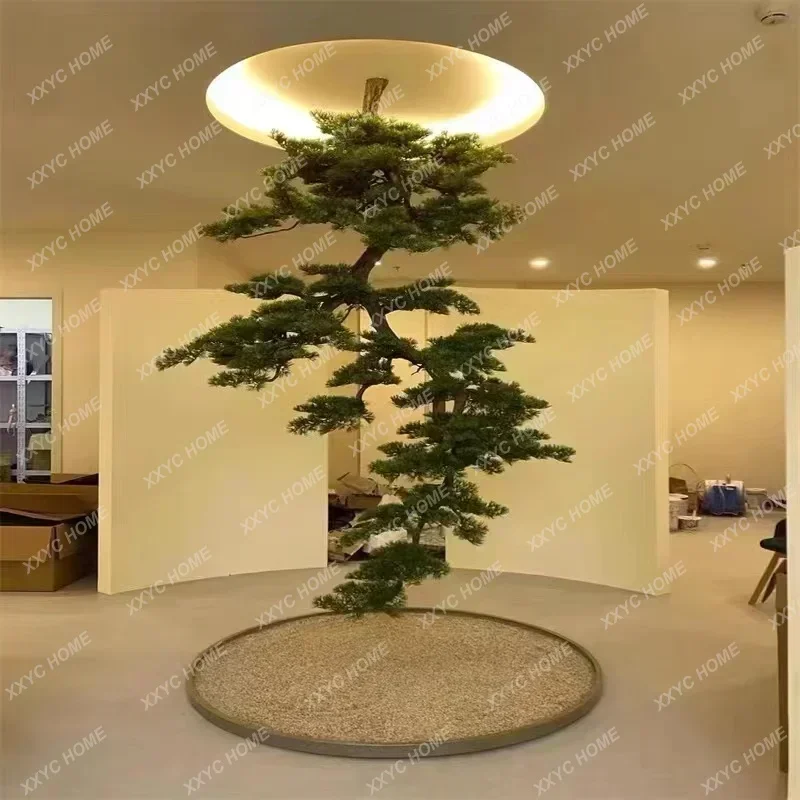 Artificial Greeting Pine Large Hanging Pine Tree Wall Hanging Pine Branch Hallway Landscape