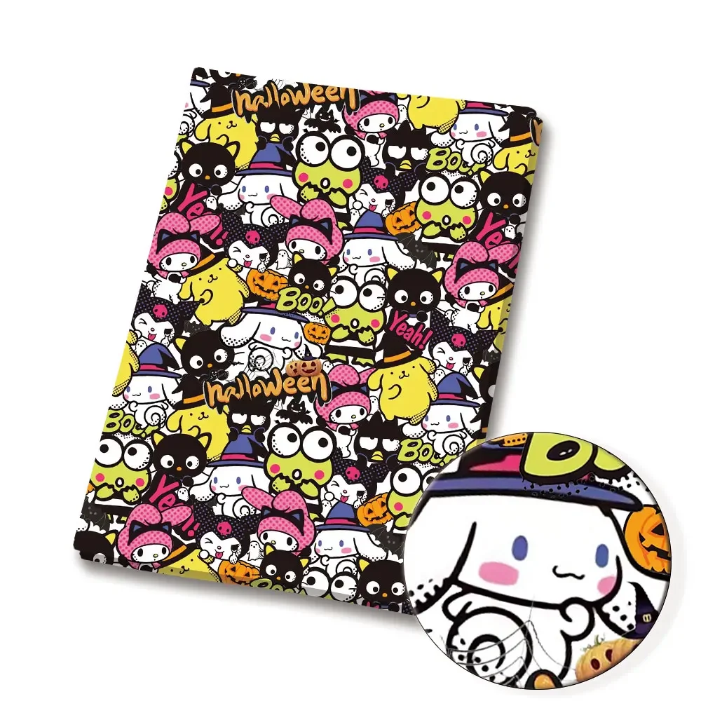 Halloween sanrio Cartoon tessuto di cotone Patchwork tessuto per la casa per bambini cucito bambola vestito tenda tessuto di cotone poliestere