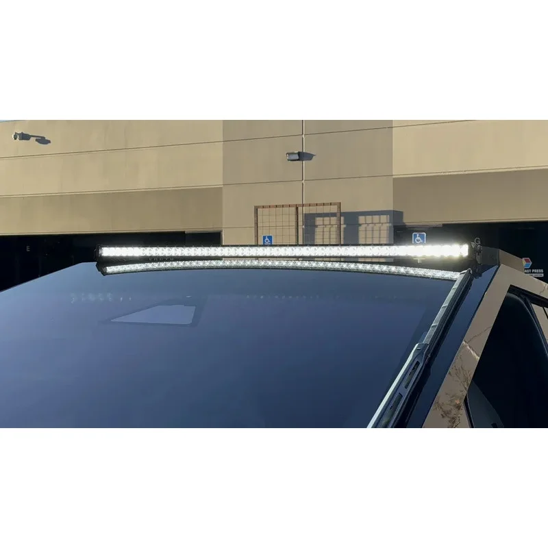 Hansshow Roof LED Light Bar Off-Road & Overland Auxiliary Lighting Headlight Bar for Cybertruck