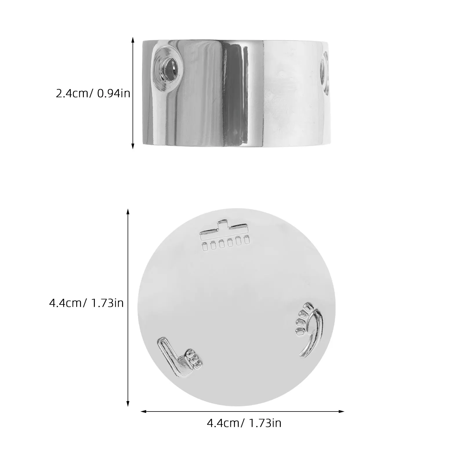 Three-Position Adjustable Shower Handle Valve Metal Shower Diverter Water-Saving Mixer for Bathroom Tub Faucet Hot