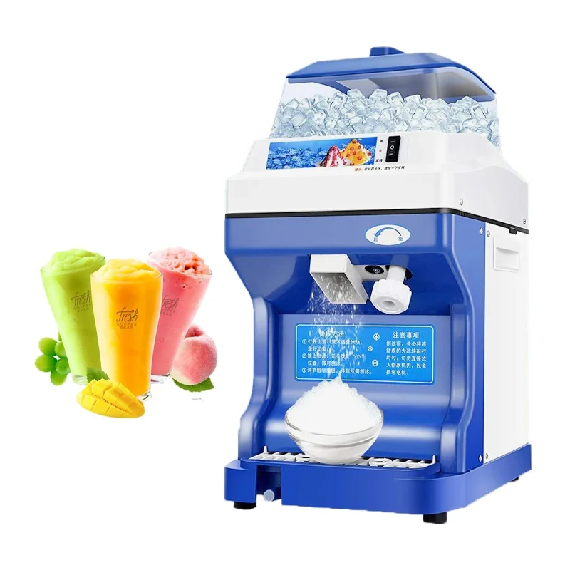 Electric Commercial Cube Ice Shaver Crusher Machine For Commercial Bar And Shop Shaved Ice Machine Ice Breaker