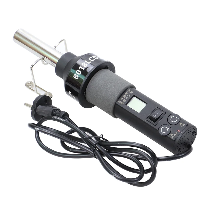 Foreign Trade 8018LCD Heat Gun 8858 Portable Temperature Control Air Gun Temperature Control Digital Display Air Gun 110V/220V
