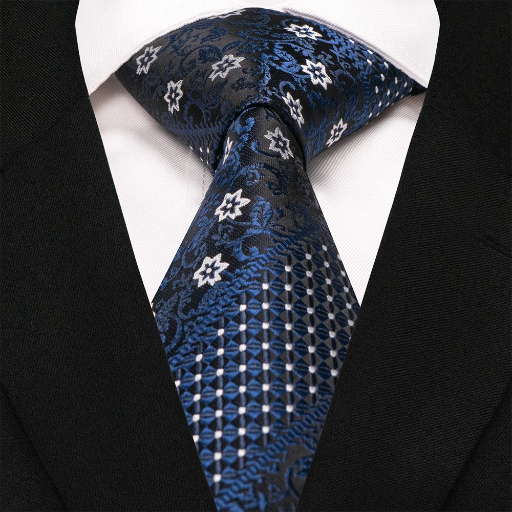 EASTEPIC 8 cm elegante gestreifte Krawatten für Herren, Herren-Accessoire, karierte Krawatte, Paisley-Krawatte, Blumenmuster, für formelle Anlässe, Hochzeitsgeschenk – Detail 27