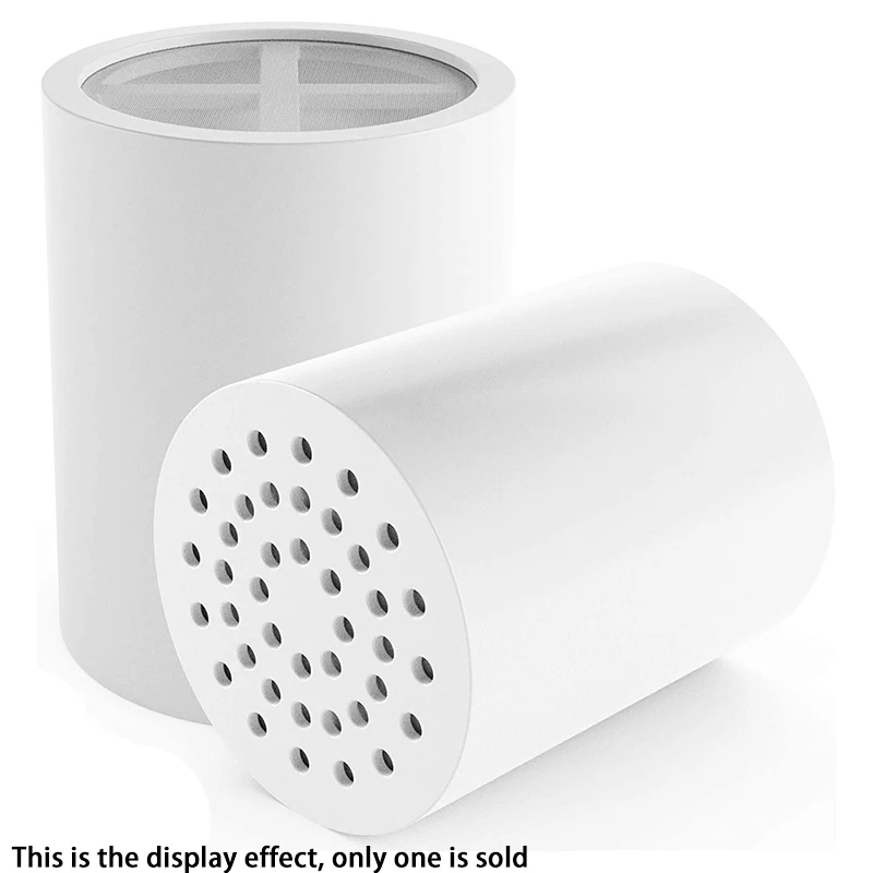 خرطوشة تنقية المياه بفلتر الدش مكونة من 15 مرحلة - منقي مياه رأس الدش - إزالة الكلور والفلورايد والمياه الصلبة والصدأ