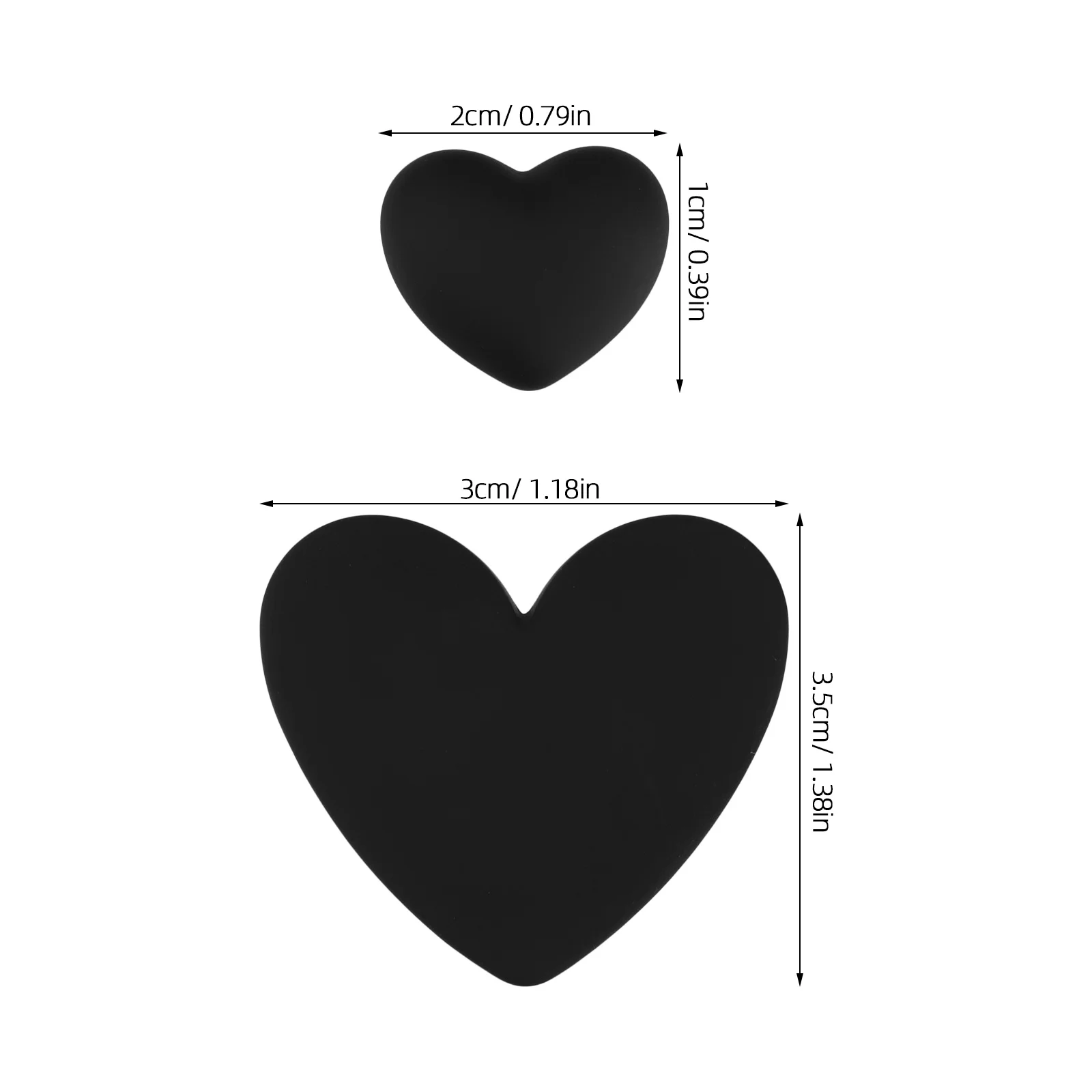 3 Stück Datenkabel-Herz-Patch aus Kunstharz mit flacher Rückseite, matte Verzierungen für DIY-Kabelschutzhülle