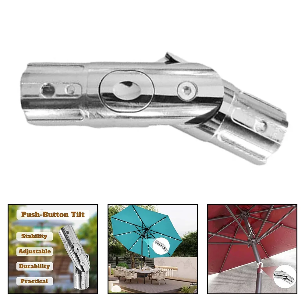 Parasol Push Button Tilt Adjuster Garden Umbrellas Outdoor Patio Umbrella Replacement Accessories Adjustable Angle Easy Install