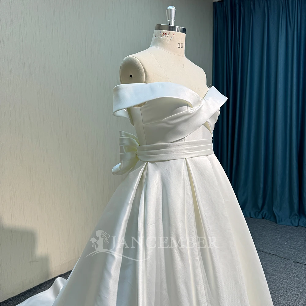 2025 vestidos de casamento modernos manga boné cetim querida a linha vestidos de noiva até o chão vestidos de novias 2025 personalizado