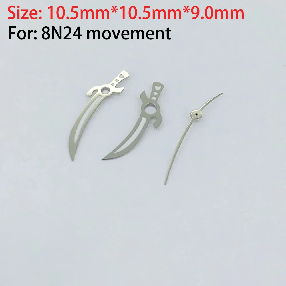 

Watch Accessories Watch Hands with Luminous Suitable for 8N24 Movement Watch Repair Parts Hour Minute Seconds 3-Pins
