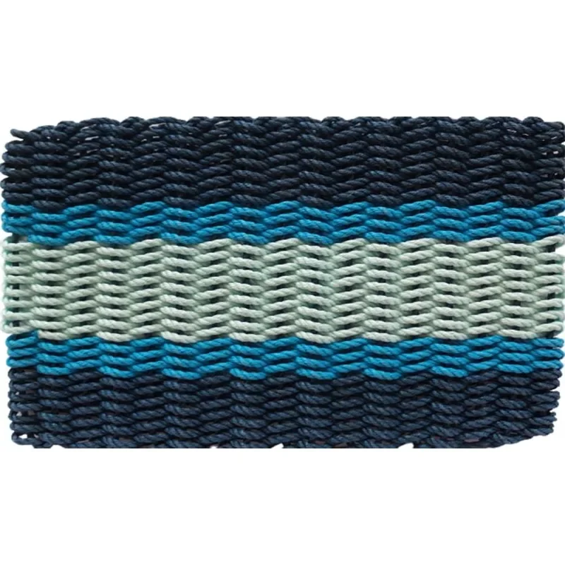 Nautical-Grade Outdoor Mat, Weather-Resistant Front Door Mat, American Made, Bonita, 18