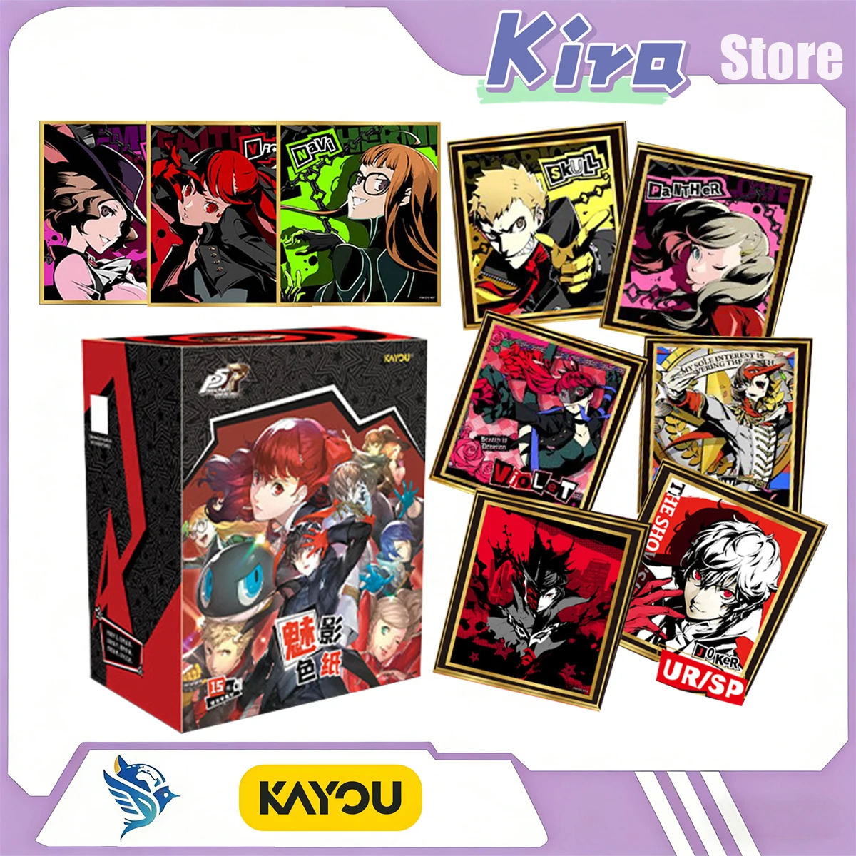 

Коллекционная карта 2026 Kayou Goddess Phantom Chronicles 5 Royal Edition Shadow Color Paper Box, официальная лицензионная, для игр и аксессуаров