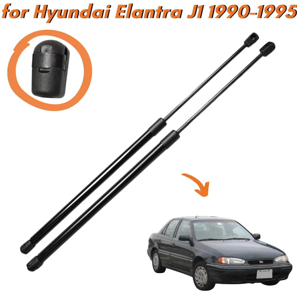 

Qty(2) Hood Struts for Hyundai Elantra J1 for Hyundai Lantra 1990-1995 Front Bonnet Gas Springs Shock Absorbers Lift Supports