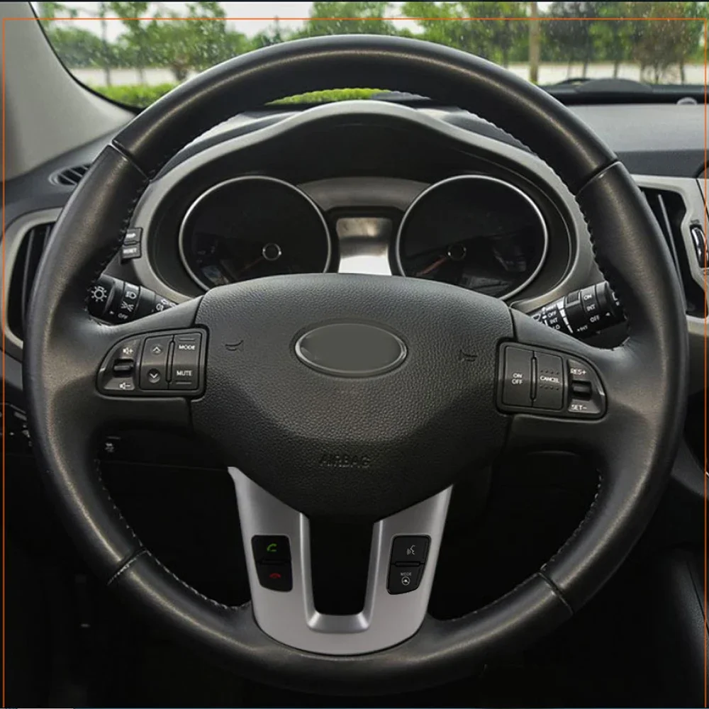 NEW Multifunction Steering Wheel Audio Cruise Control Buttons For Kia Sportage SL with backlight button switch Bluetooth panel