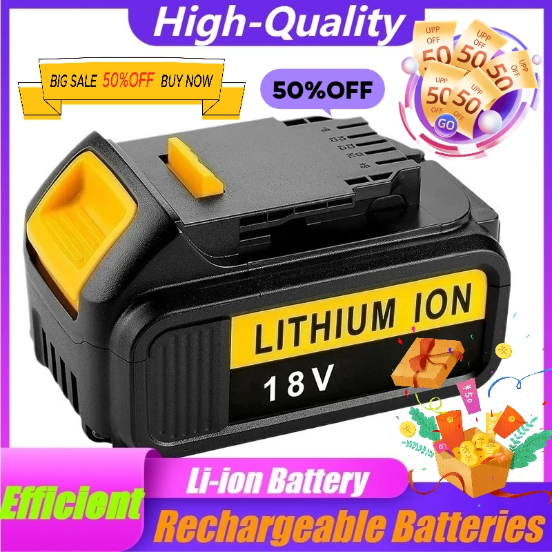 

For DeWalt 18V 3000mAh 4000mAh Rechargeable Power Tool Batteries, suitable for DCB205 and DCB204