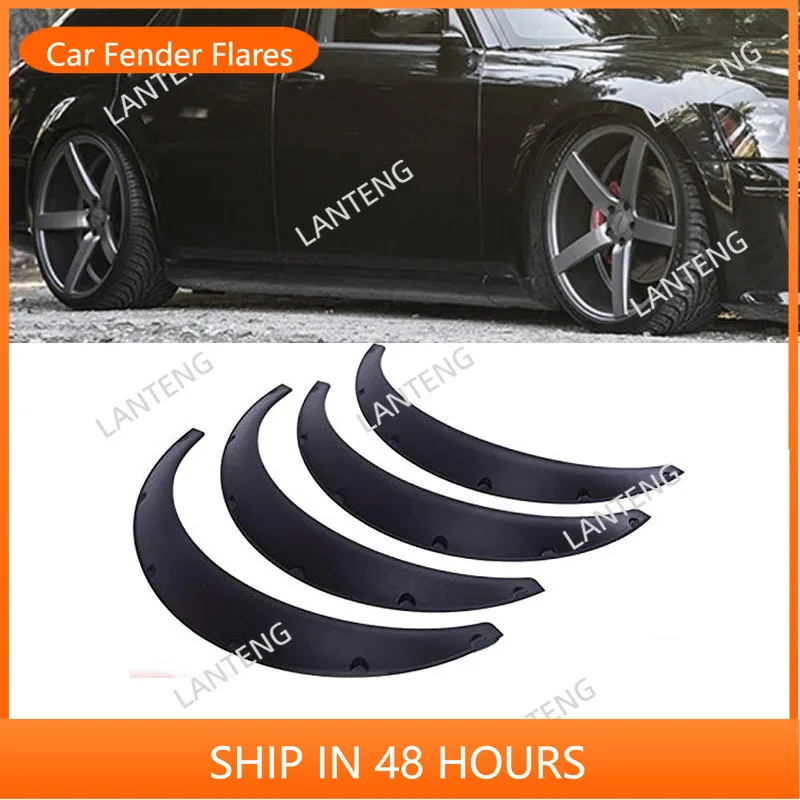 سيارة درابزين مشاعل الطين غطاء عجلة حماية ل D0dge ماغنوم اضافية واسعة طقم الجسم مرنة عجلة قوس واقيات الطين الأسود #1