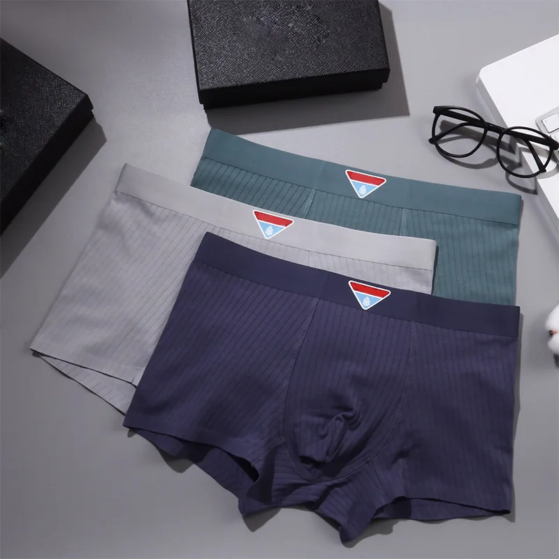 

boxers luxury underwear men slip 2025 Three color box High quality Modal shorts antibacterial interior