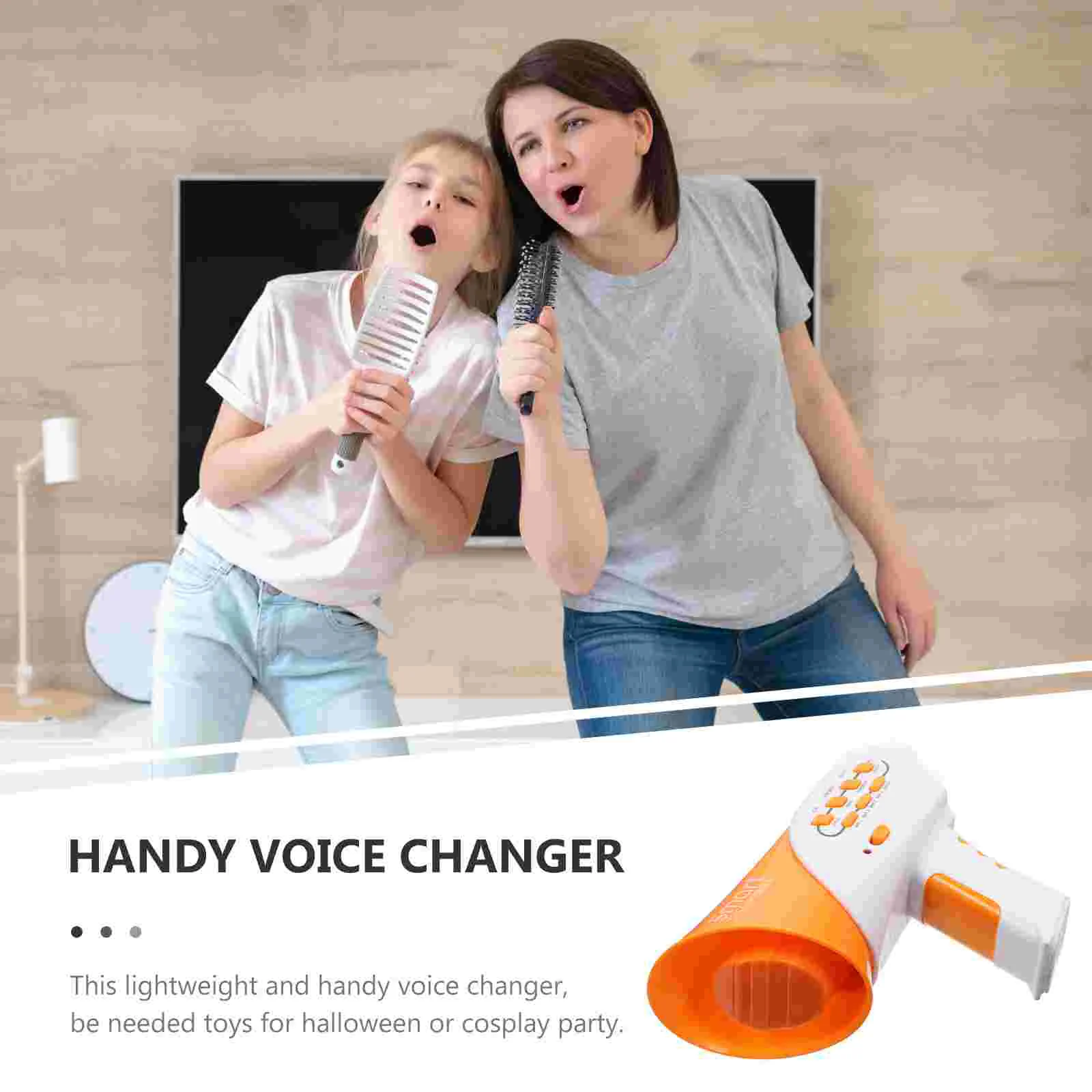 Voice Change Megaphone Cosplay Changer Party Prank Toy Child Kid Ticky Buzzer Buttons