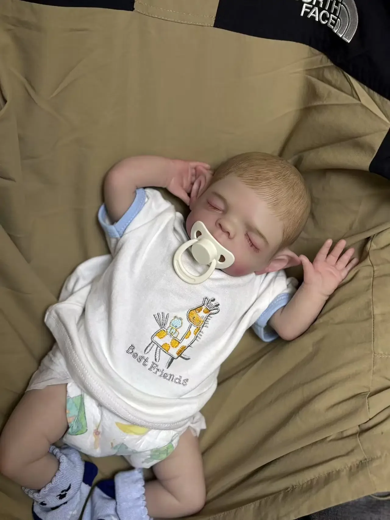 St.Store Customized Limited Supply 16inch Reborn Baby Pumpkin Pixie With Painted Hair Already Finished Doll Christmas Gift