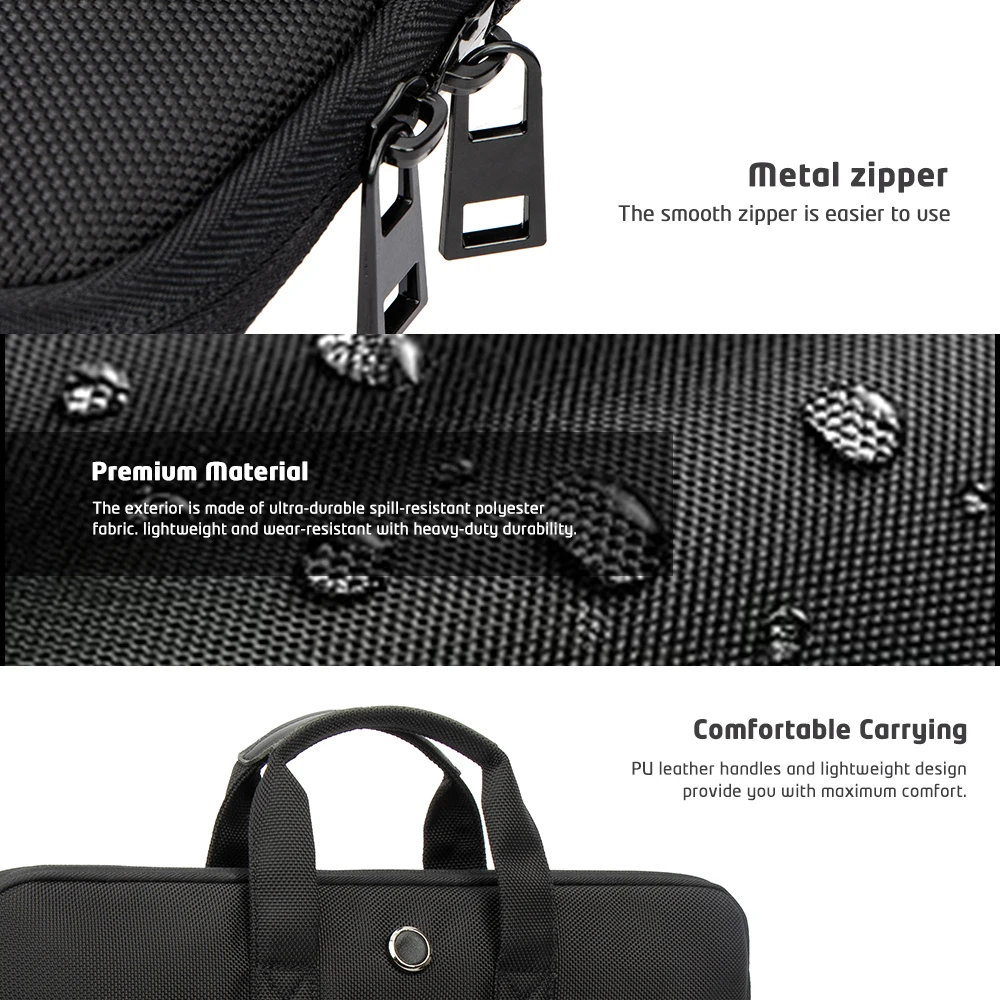 Pasta para laptop de 16 polegadas, portátil, à prova de choque, respirável, para hp, dell, huawei, macbook 13, 14, 15 polegadas, bolsa para laptop