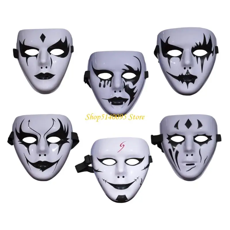 

DXAE Halloween Fancy Dress Masks for Kids Adults Hand-painted Full Face Mask Unisex